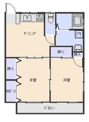 長井ハイツの物件間取画像